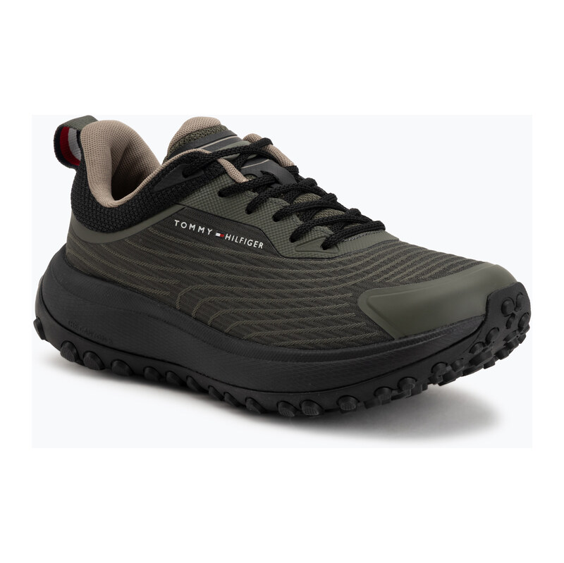 Pánské boty Tommy Hilfiger The Canyon X Knit pewter green