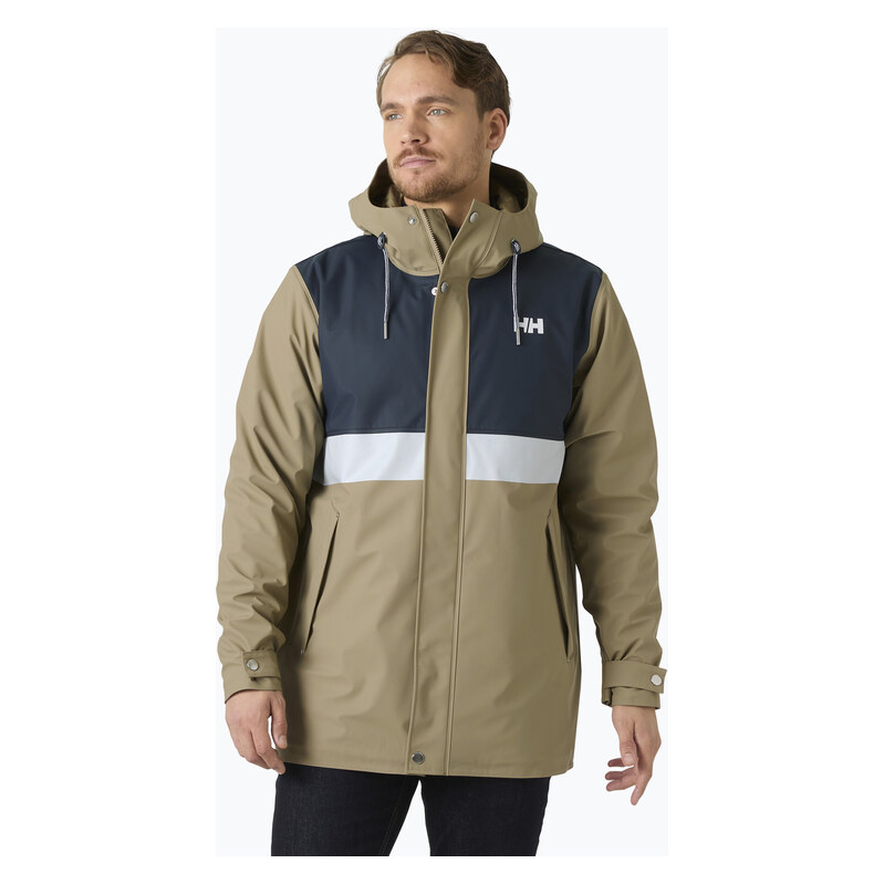 Pánská jachtařská bunda Helly Hansen Moss Insulated Coat pebble