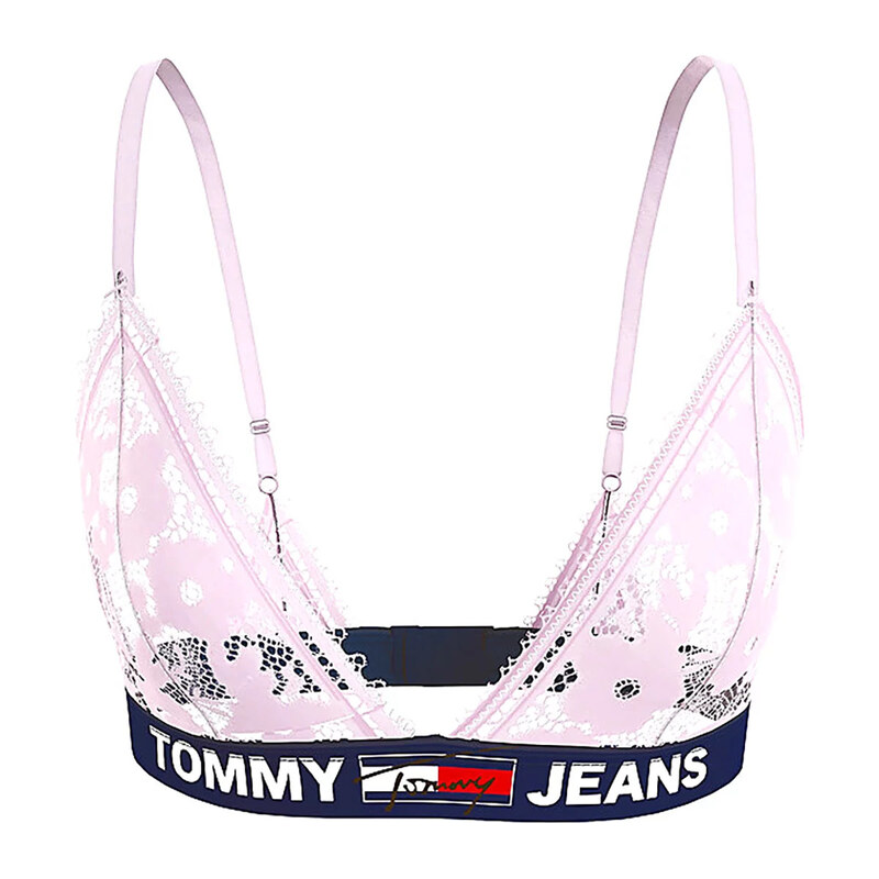 Dámská nevyztužená podprsenka Jeans Lace UW0UW03508-TOB - Tommy
