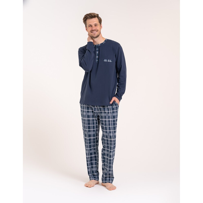 Pyžamo Moraj PDM4600-022 dlouhé rukávy, velikosti M–4XL