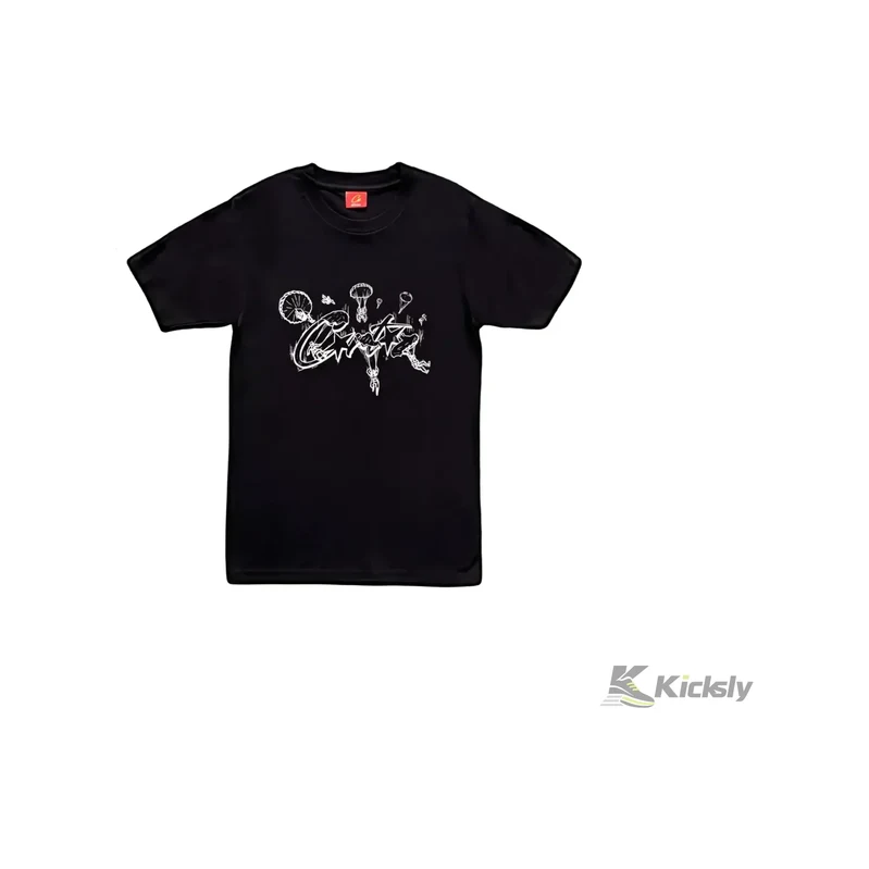 Corteiz Rtw Allstarz Skydiver T-Shirt Black