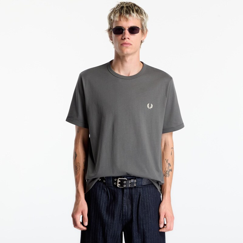 Tričko FRED PERRY Ringer T-shirt Field Green XL