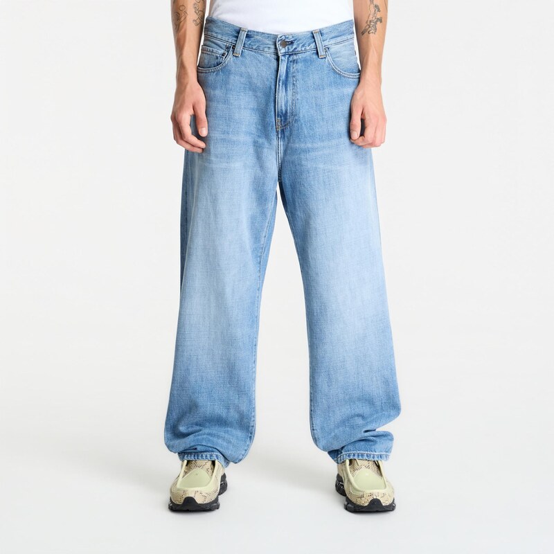 Džíny Carhartt WIP Aaron Pant Blue Burst Washed 31