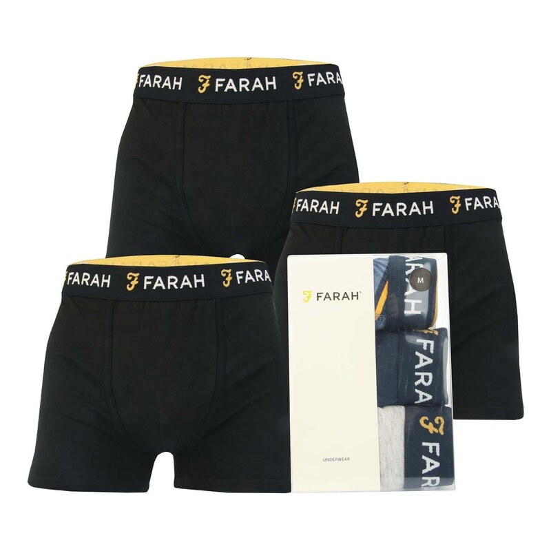 Boxerky Farah Black 7551910