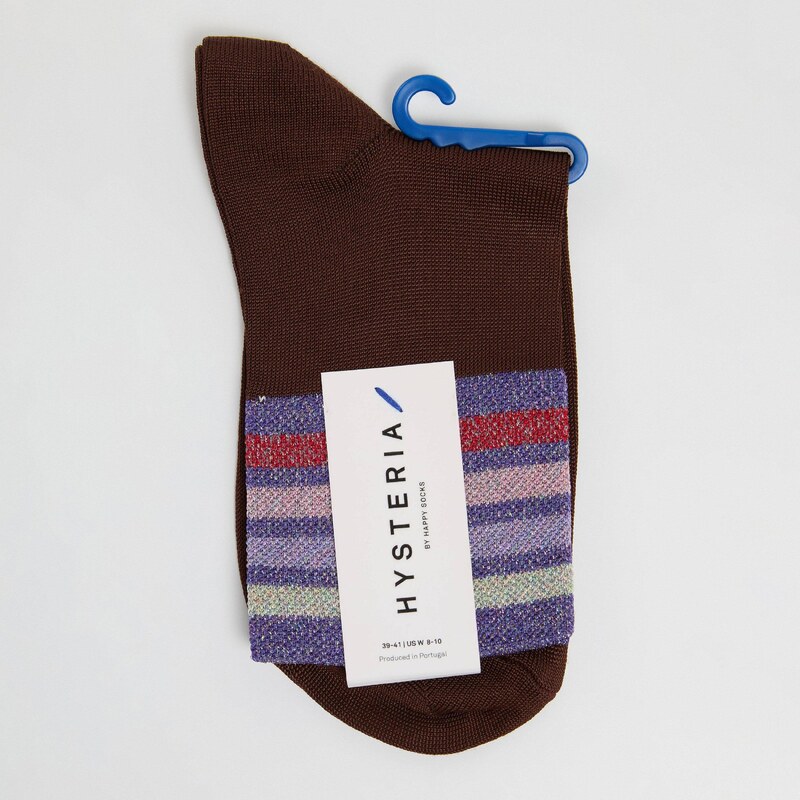 Happy Socks Dark Brown 335115