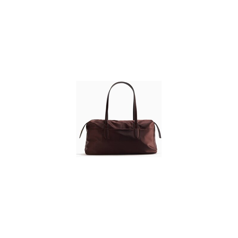 H&M - Taška shopper - Tmavě Hnědá