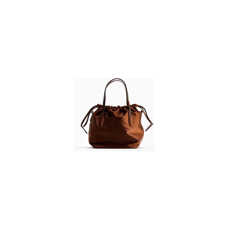 H&M - Kabelka crossbody bucket - Hnědá