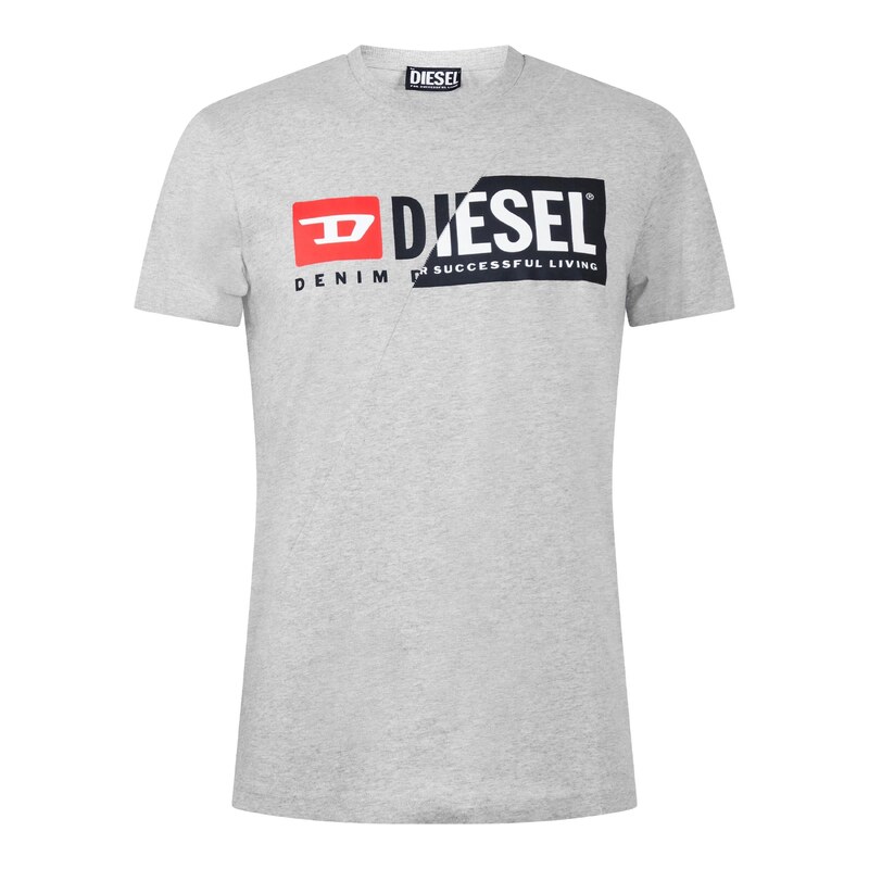 Tričko Diesel Grey Melange 8056765