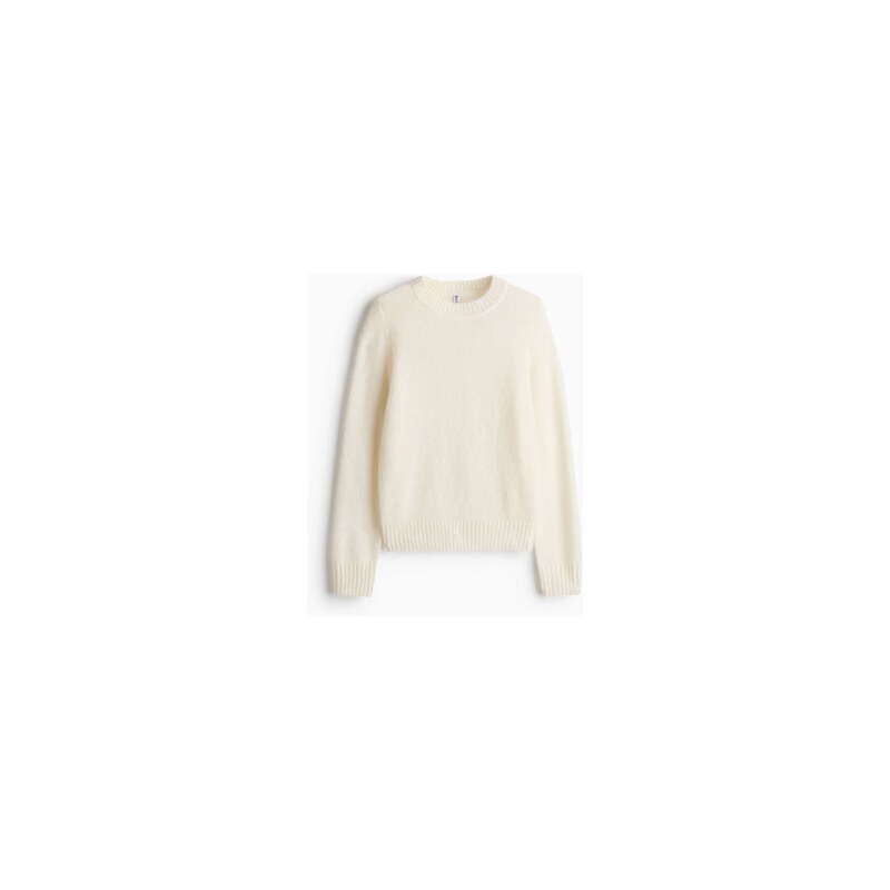 H&M - Přiléhavý svetr - Krémová