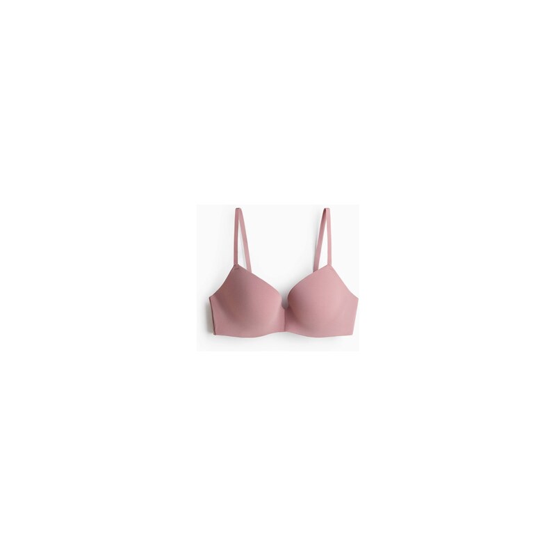 H&M - Push-upka z mikrovlákna - Tlumená Růžová