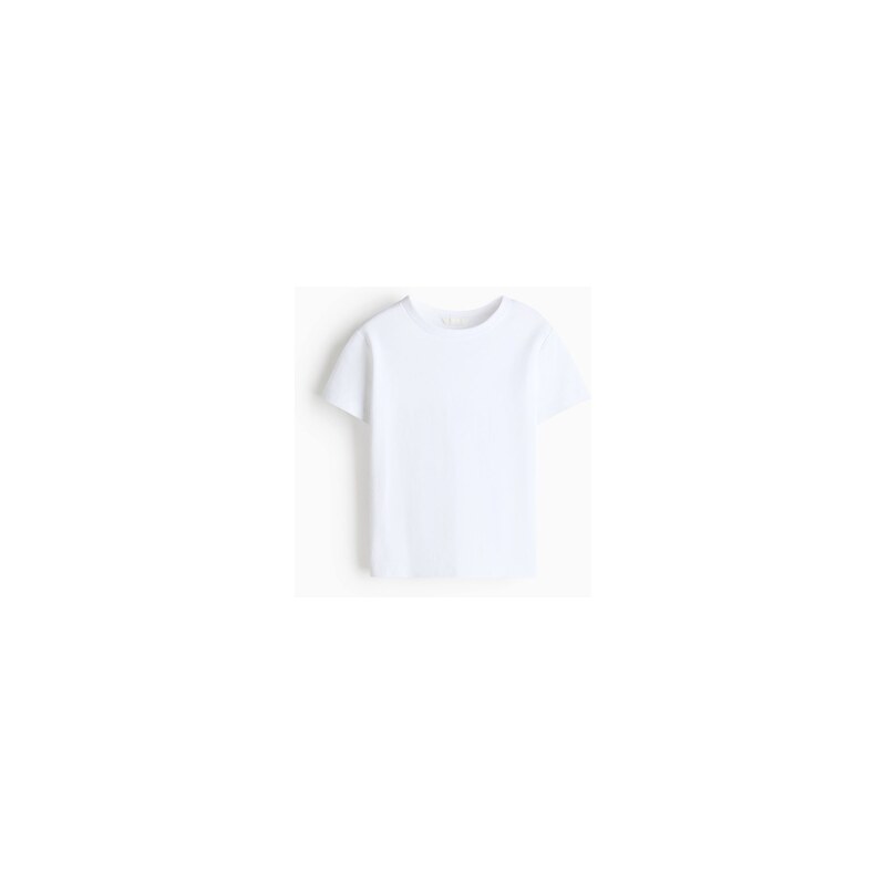 H&M - Přiléhavé tričko - Bílá