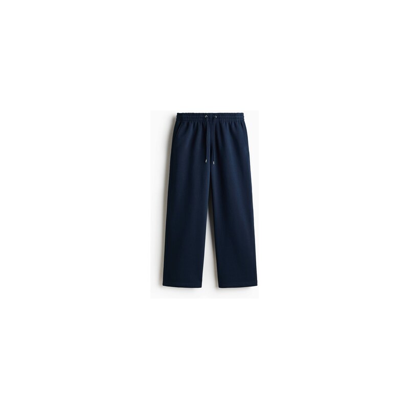 H&M - Teplákové kalhoty Loose Fit - Námořnická Modř