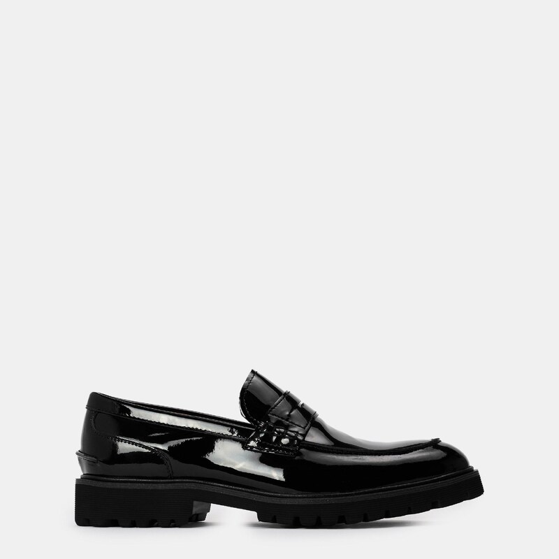 Steve Madden Black Lthr 746883