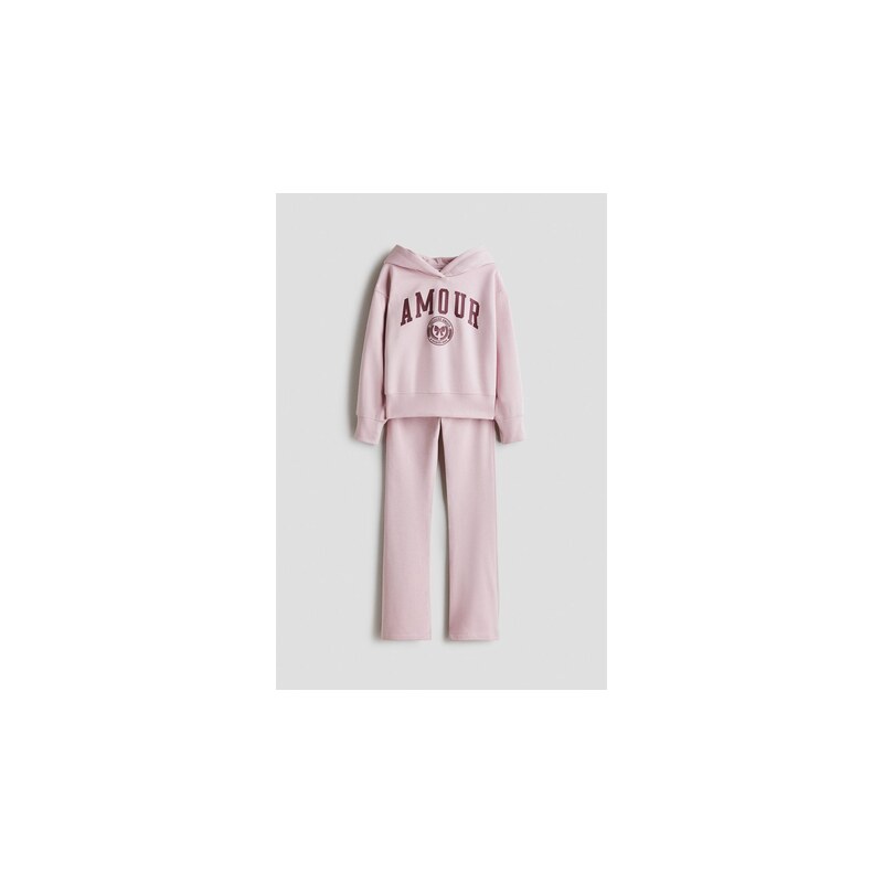 H&M - Dvoudílná souprava mikina a kalhoty jogger - Tlumená