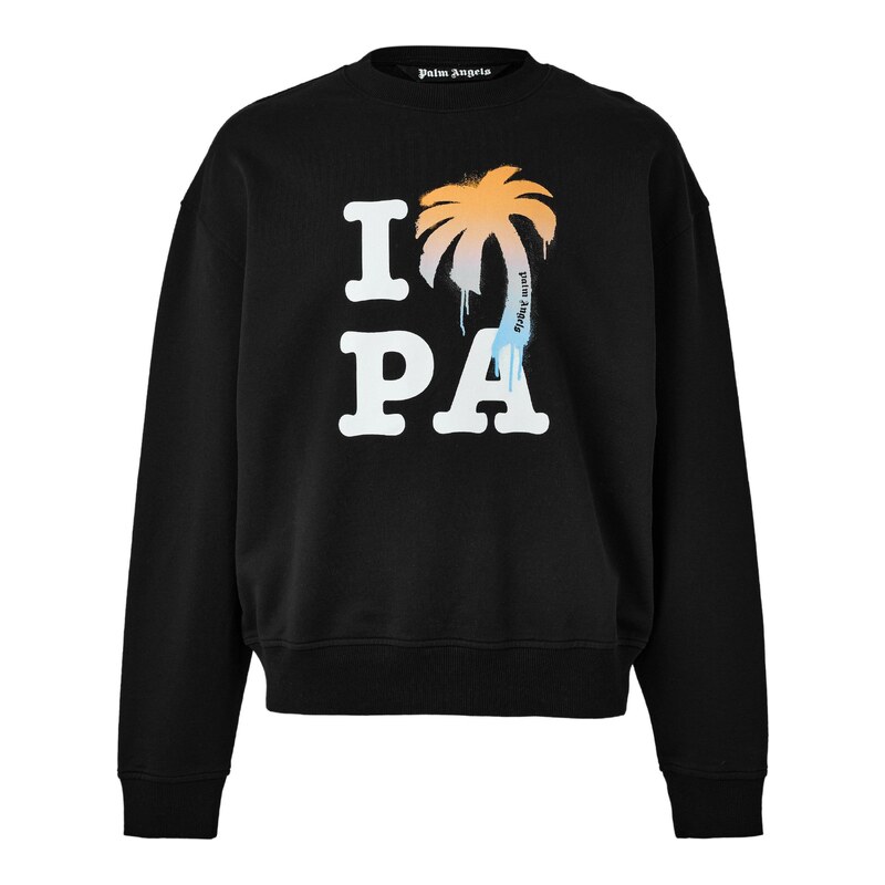 Palm Angels Mikina 4F Deep Black 8391582