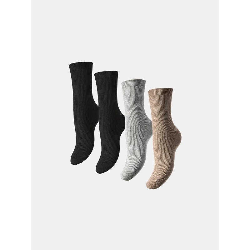 Ponožky Pieces Blk/LGM/Taupe 2612357