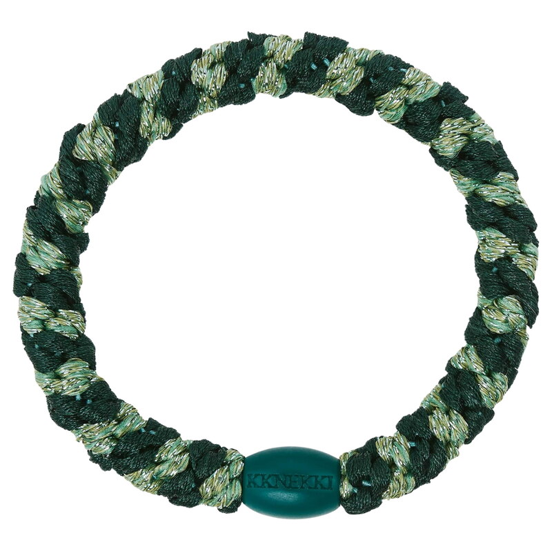 Gumička do vlasů Kknekki Jungle Pistachio glitter