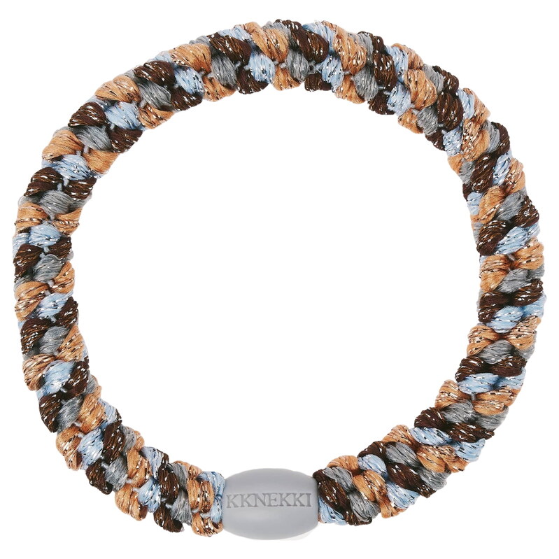 Gumička do vlasů Kknekki Mix rosegold seablue