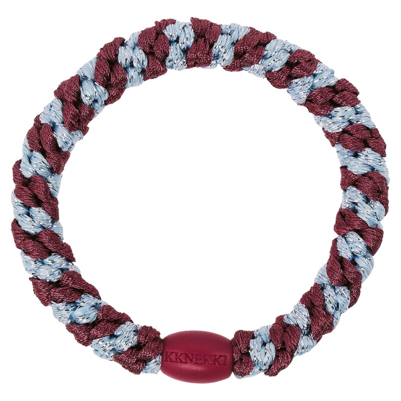 Gumička do vlasů Kknekki Rosewood seablue glitter