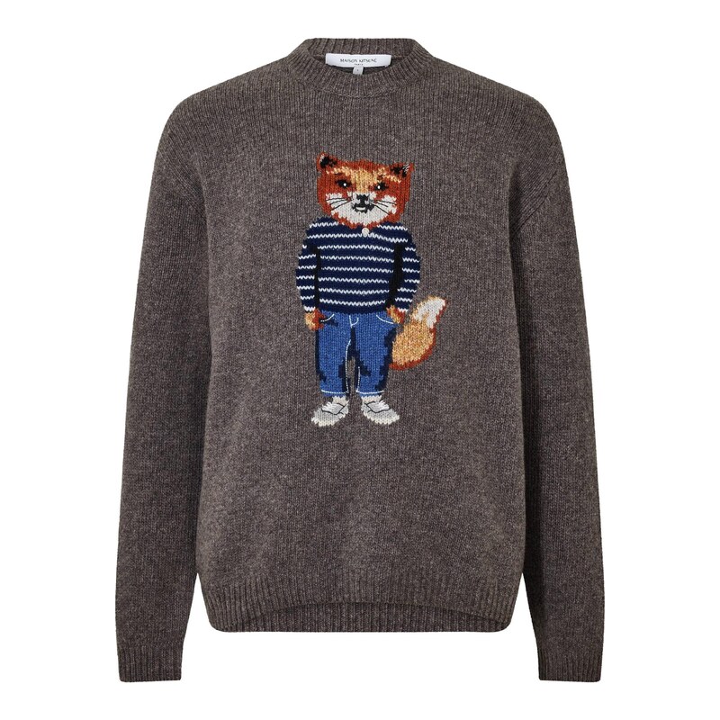 Maison Kitsune Grey Melange 5544483