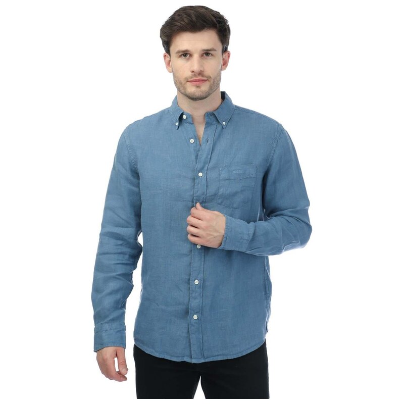 Košile Gant Blue 8158288