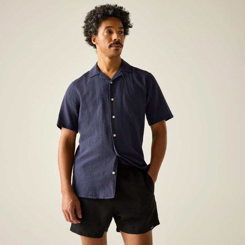 Plavky Regatta Blk/Sonicbl 4535672
