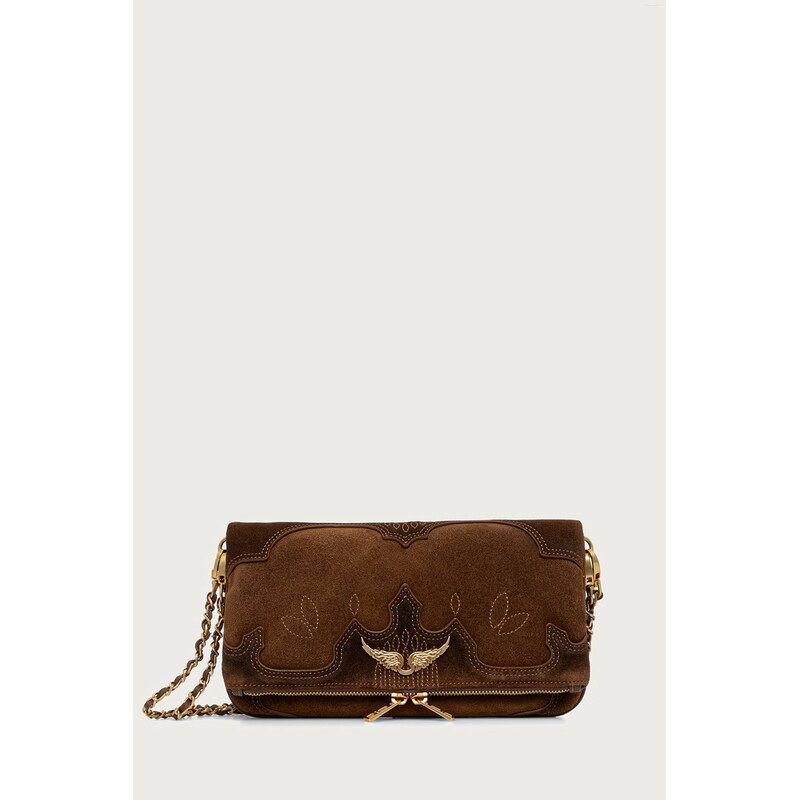 Zadig&Voltaire crossbody kabelka dámská semišová