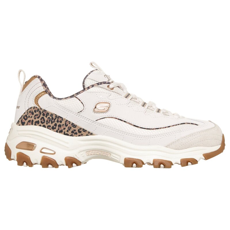 Skechers Ženy DLites - Wild Charm Teniska v Bílý, Velikost 36