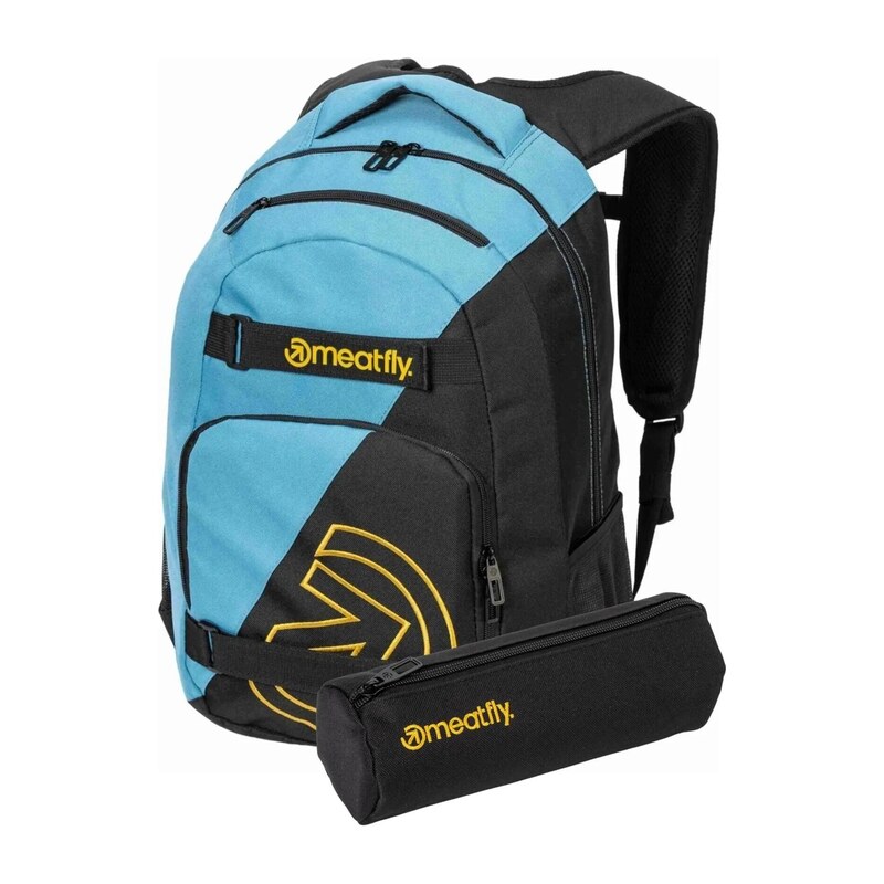 MEATFLY Batoh Exile Sky Blue / Yellow Meatfly + penál