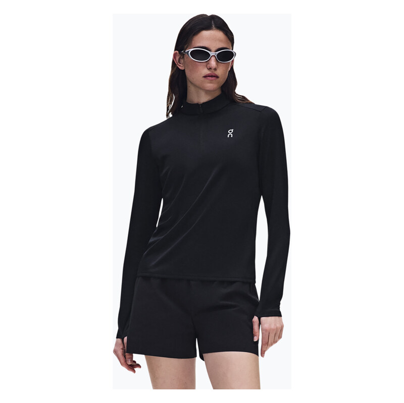 Dámská běžecká mikina On Core 1/4 Zip black
