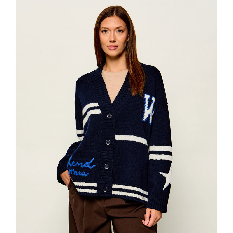 Weekend MaxMara Vlněný kardigan Wkdbelgio | Oversize fit