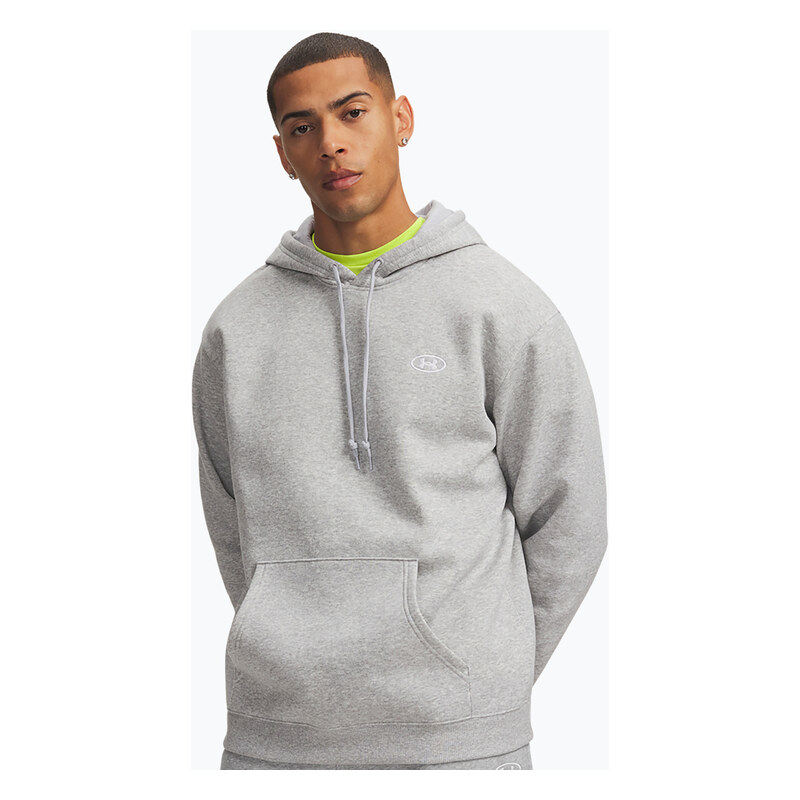 Pánská mikina Under Armour Rival Fleece Hoodie mod gray light
