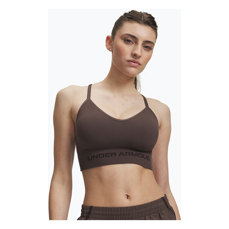 Sportovní podprsenka Under Armour Vanish Seamless Low peppercorn