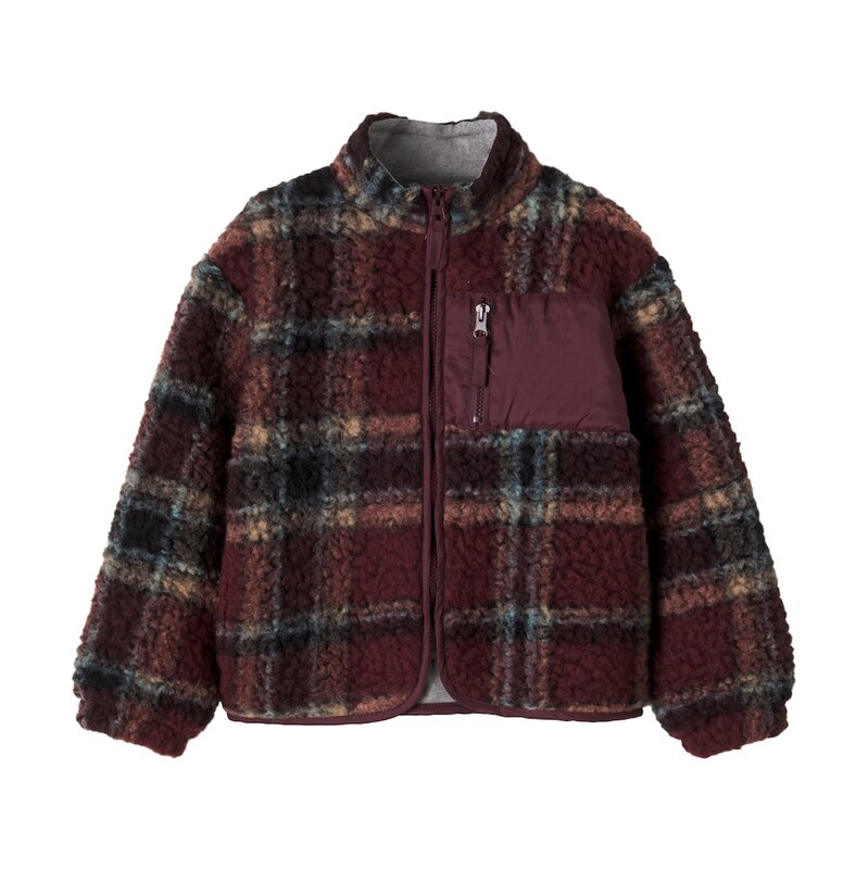 The New Society Roo plaid wool-blend jacket