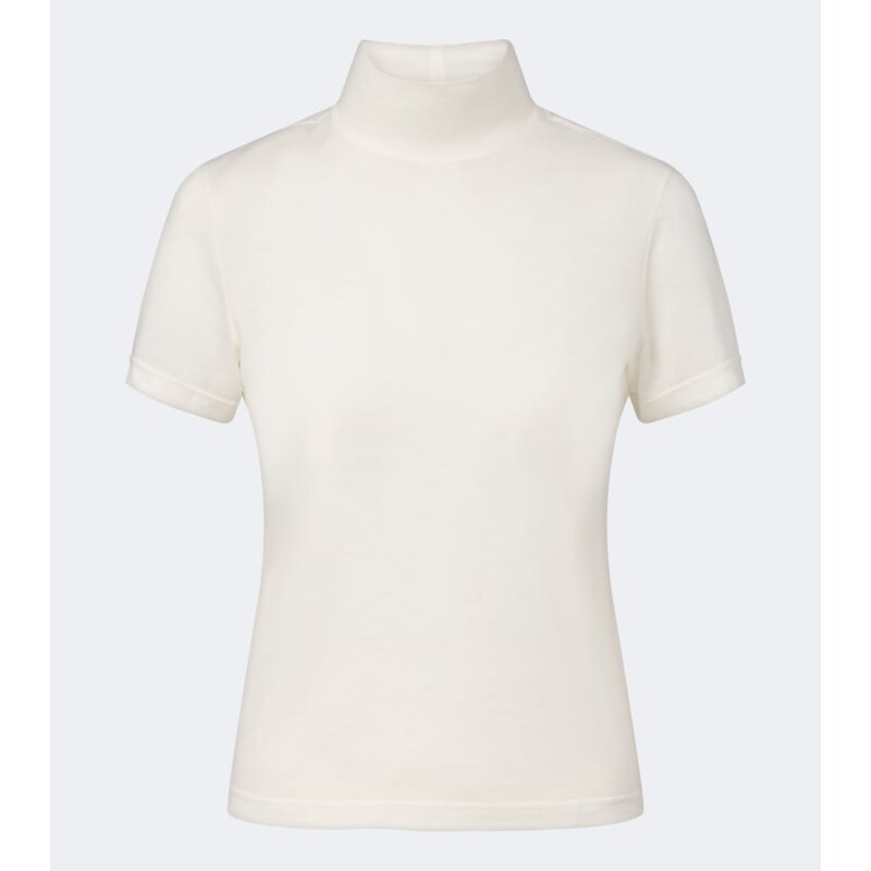 Eleventy Cotton and wool turtleneck top