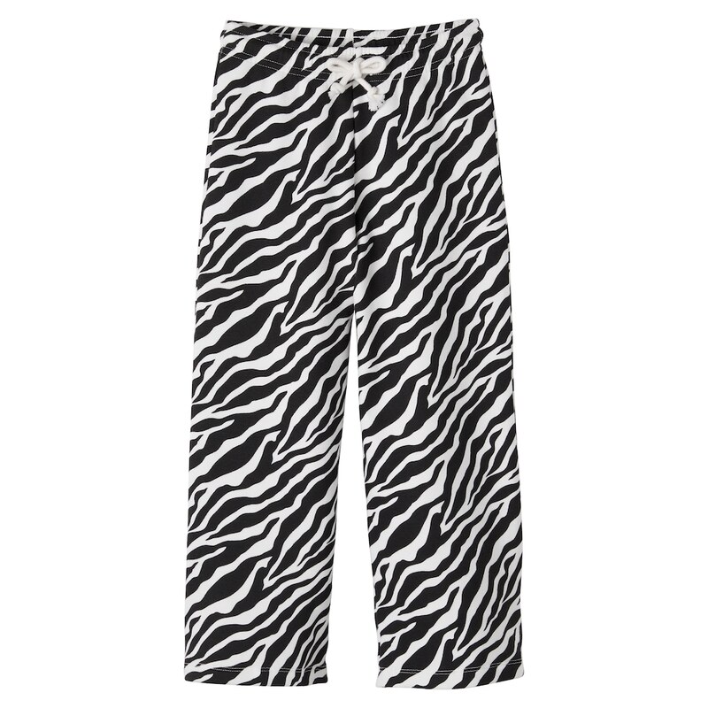 The New Society Zebra-print cotton jersey sweatpants