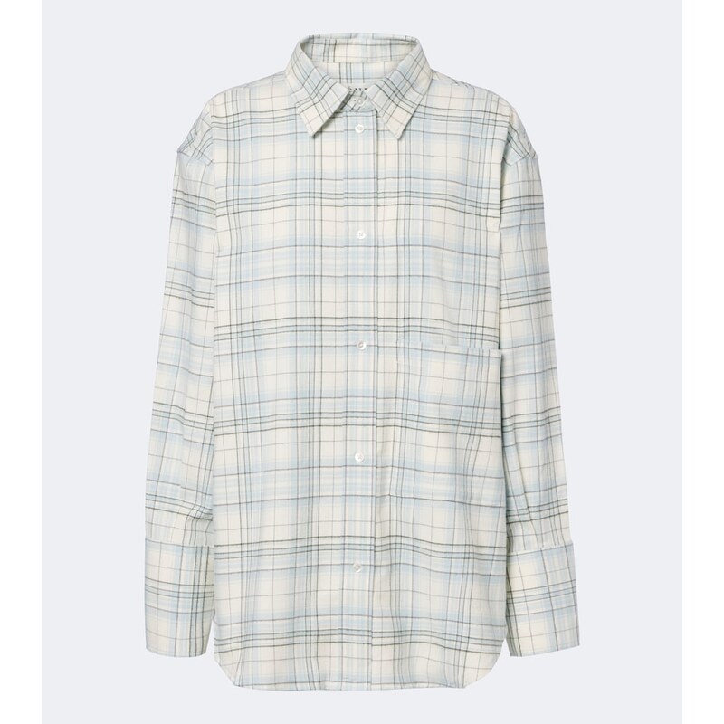 Róhe Checked cotton shirt