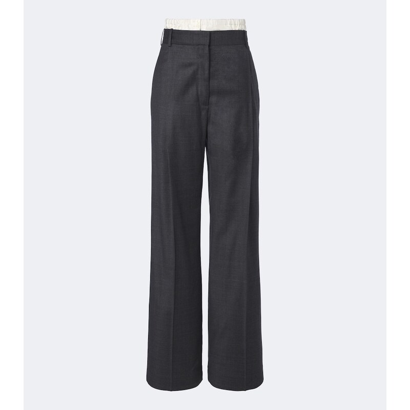 Róhe Virgin wool wide-leg pants
