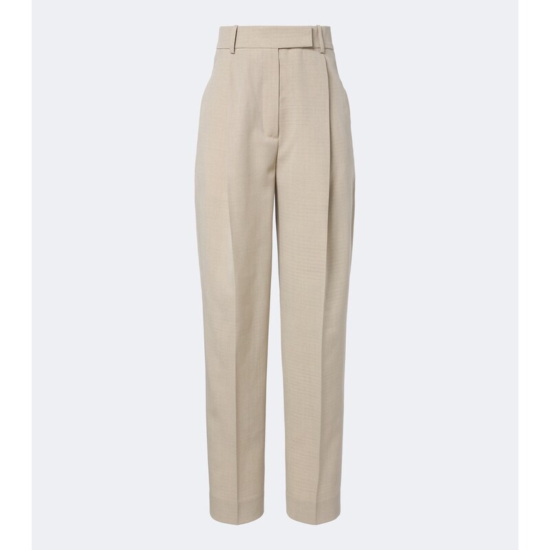 Róhe Wool and silk-blend straight pants
