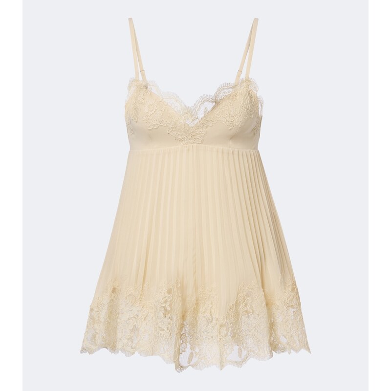 Zimmermann Lace-trimmed chiffon camisole