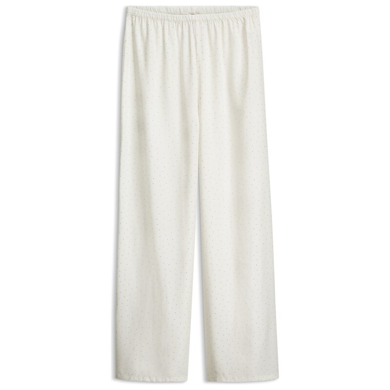 HUGO Straight-leg pyjama bottoms in rhinestone satin