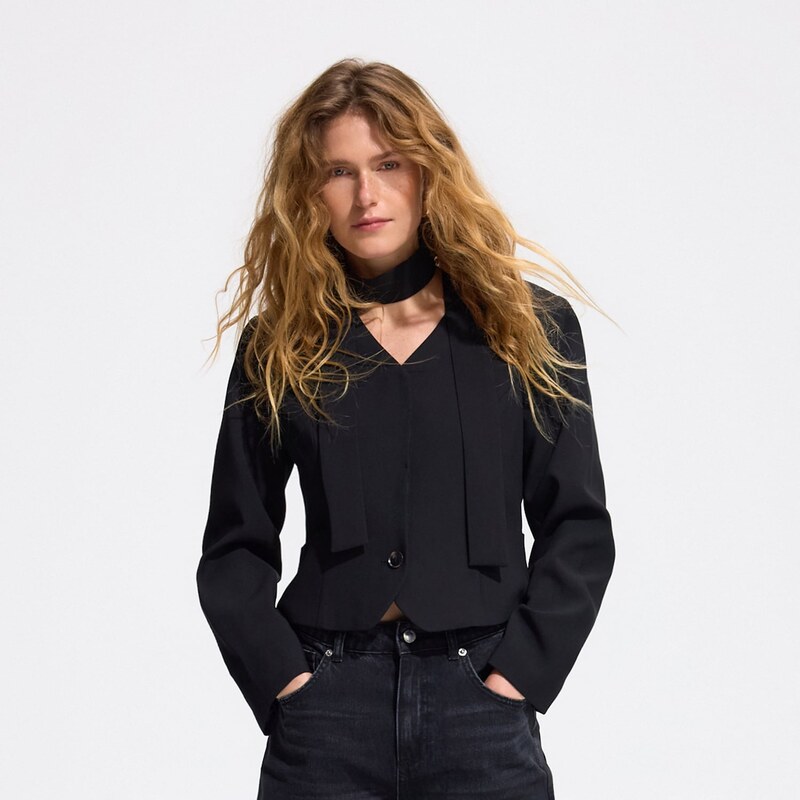 Reserved - LADIES` BLAZER - černý