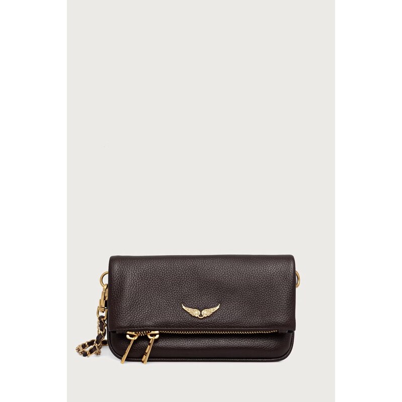 Zadig&Voltaire crossbody kabelka dámská kožená ROCK NANO GRAINED