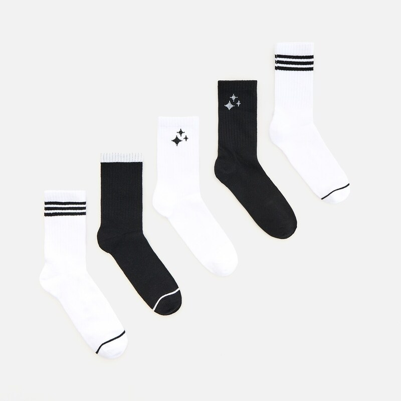 Reserved - Ponožky 5 pack - bílá