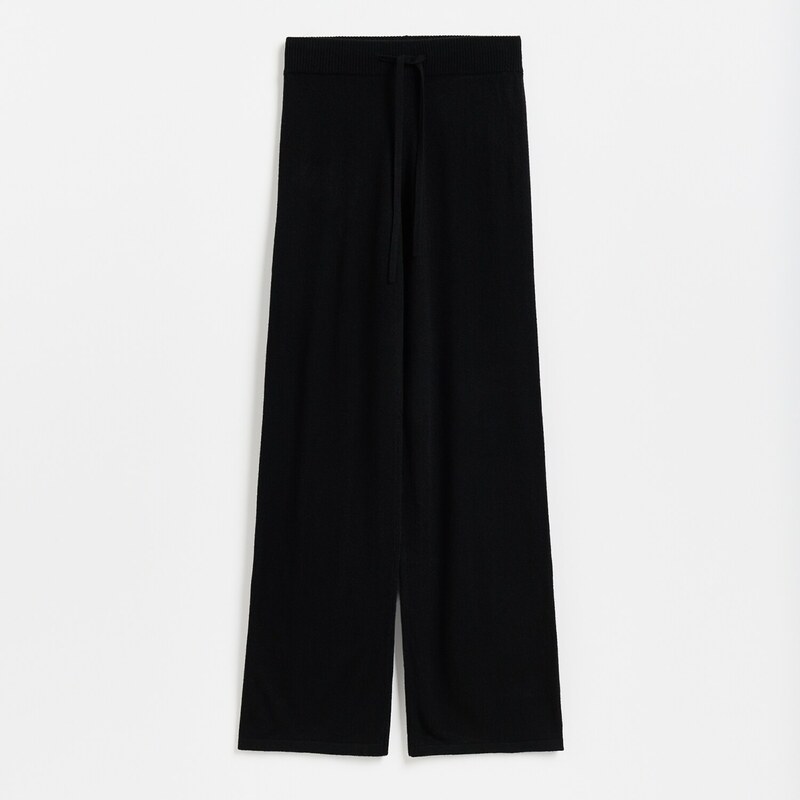 Reserved - LADIES` TROUSERS - černý