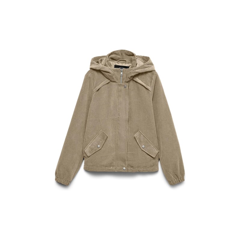 VERO MODA Přechodná bunda VMDEBRAZOA tmavě béžová