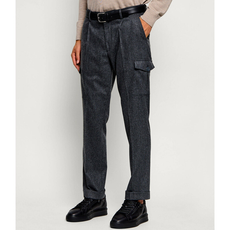 Gran Sasso Vlněné kalhoty chino | Tapered fit
