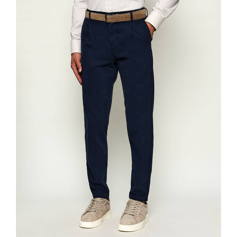 Eleventy Kalhoty jogger | Slim Fit | s příměsí kašmíru