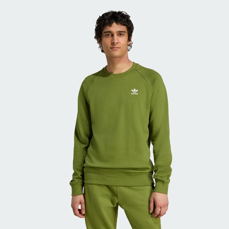 Adidas Mikina Trefoil Essentials French Terry Crew