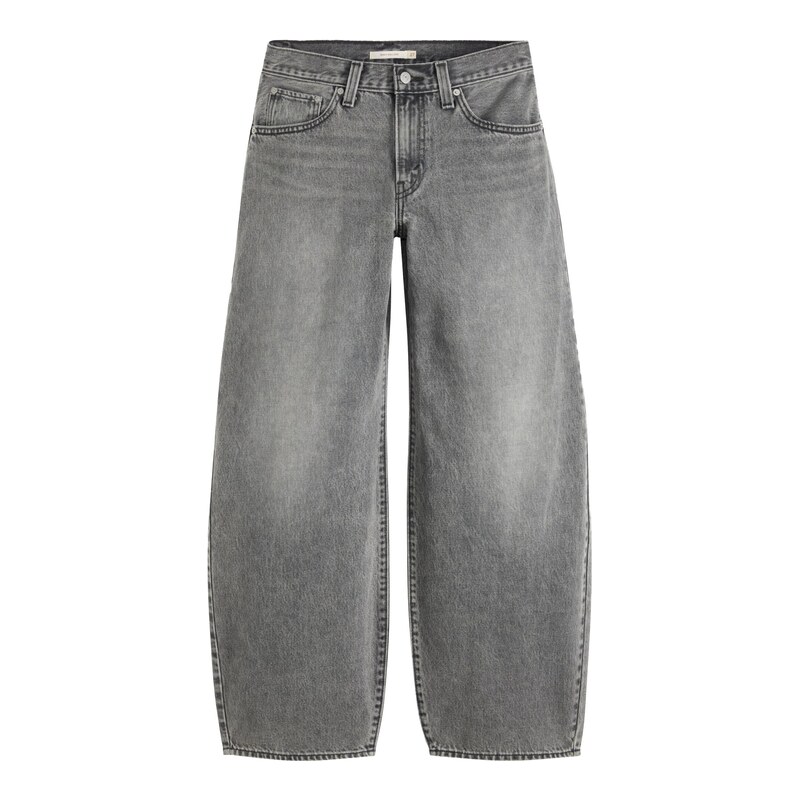 LEVIS  Džíny MIDDY BALLOON šedá džínová